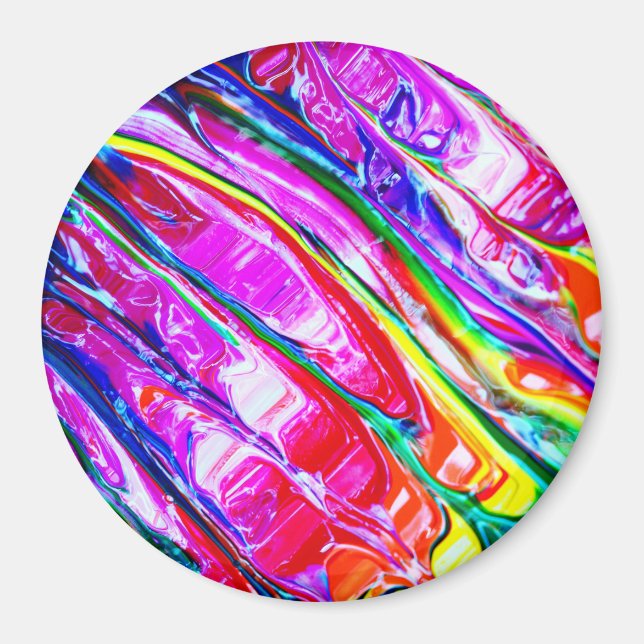 Abstrakte Kunst Magnet (Vorne)