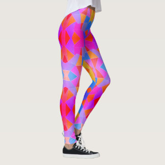 Abstrakte Kunst Mehrfarbig Leggings