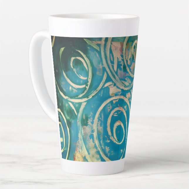 Abstrakte Kunst  Milchtasse (Linke Ecke)