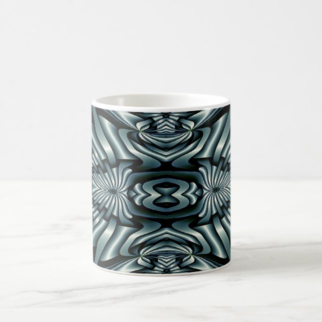 Abstrakte KUNST - Mini-Kaleidoskop 2 Kaffeetasse (Mittel)