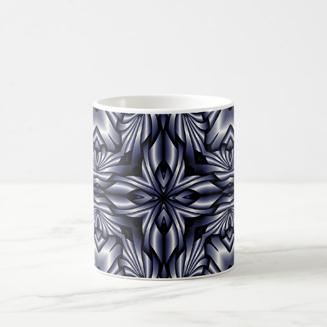 Abstrakte KUNST - Mini-Kaleidoskop 3 Kaffeetasse (Mittel)