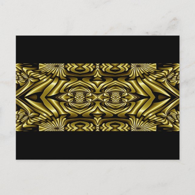 Abstrakte KUNST - Mini-Kaleidoskop 5 Postkarte (Vorderseite)