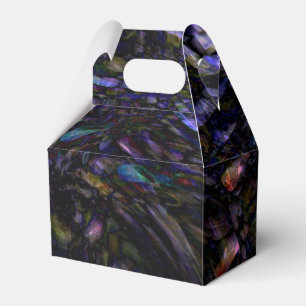 Abstrakte Kunst Moderne Farbspritzer Künstlerische Geschenkschachtel