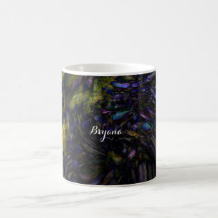 Abstrakte Kunst Moderne Farbspritzer Künstlerische Kaffeetasse