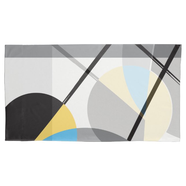Abstrakte Kunst, Moderne, Formen von ©Lorena Depan Kissenbezug (Vorderseite-Links)
