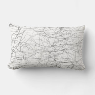 abstrakte Kunst, modernes Design, originelles Kiss Lendenkissen