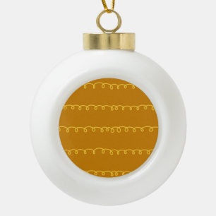 Abstrakte Kunst: Modernes Wrapping Design Keramik Kugel-Ornament