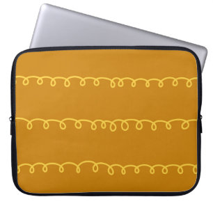 Abstrakte Kunst: Modernes Wrapping Design Laptopschutzhülle