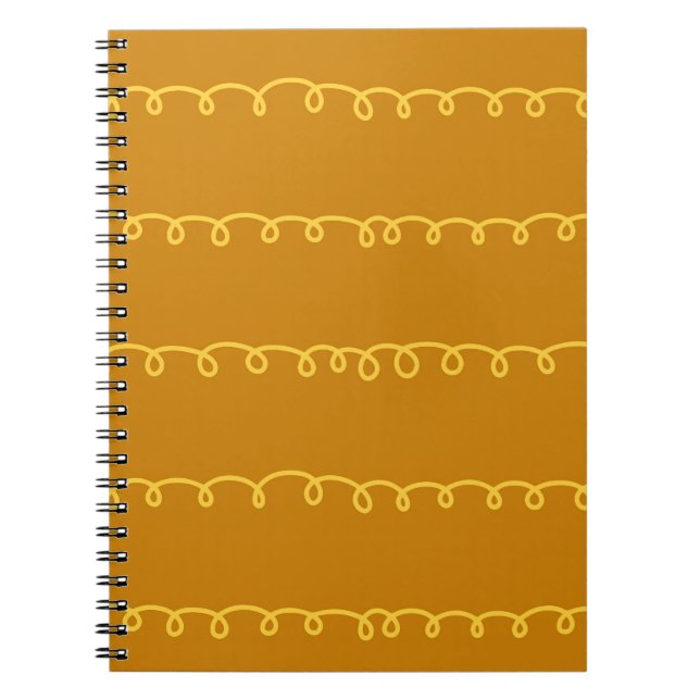 Abstrakte Kunst: Modernes Wrapping Design Notizblock (Vorderseite)