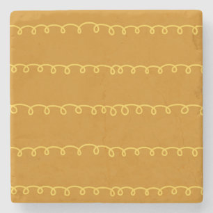 Abstrakte Kunst: Modernes Wrapping Design Steinuntersetzer