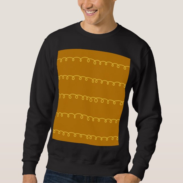 Abstrakte Kunst: Modernes Wrapping Design Sweatshirt (Vorderseite)