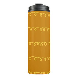 Abstrakte Kunst: Modernes Wrapping Design Thermosbecher