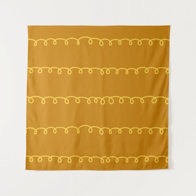 Abstrakte Kunst: Modernes Wrapping Design Wandteppich (Vorderseite)