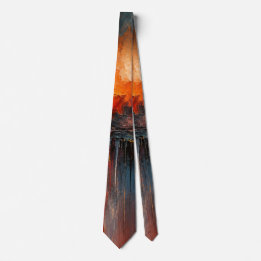 Abstrakte Kunst "Molten Deep" Krawatte