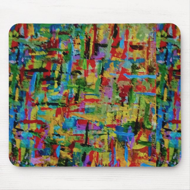 abstrakte Kunst Mousepad (Vorne)