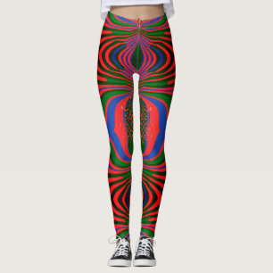 Abstrakte Kunst - Multiprint-Leggings Leggings