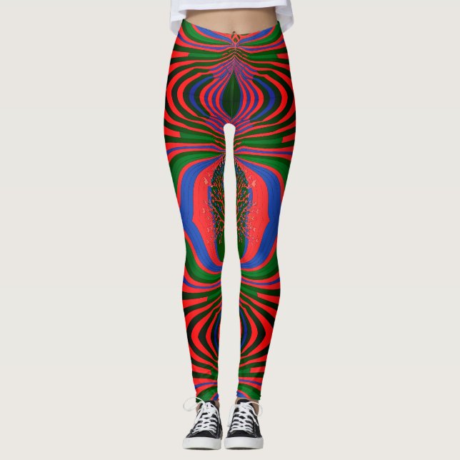 Abstrakte Kunst - Multiprint-Leggings Leggings (Vorderseite)