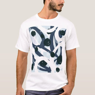 Abstrakte Kunst: Nahtlose Malerei T-Shirt
