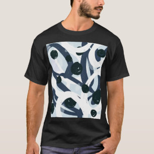 Abstrakte Kunst: Nahtlose Malerei T-Shirt