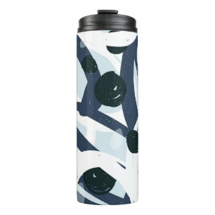 Abstrakte Kunst: Nahtlose Malerei Thermosbecher
