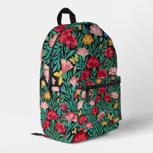Abstrakte Kunst Nelken Schmetterlinge Rucksack