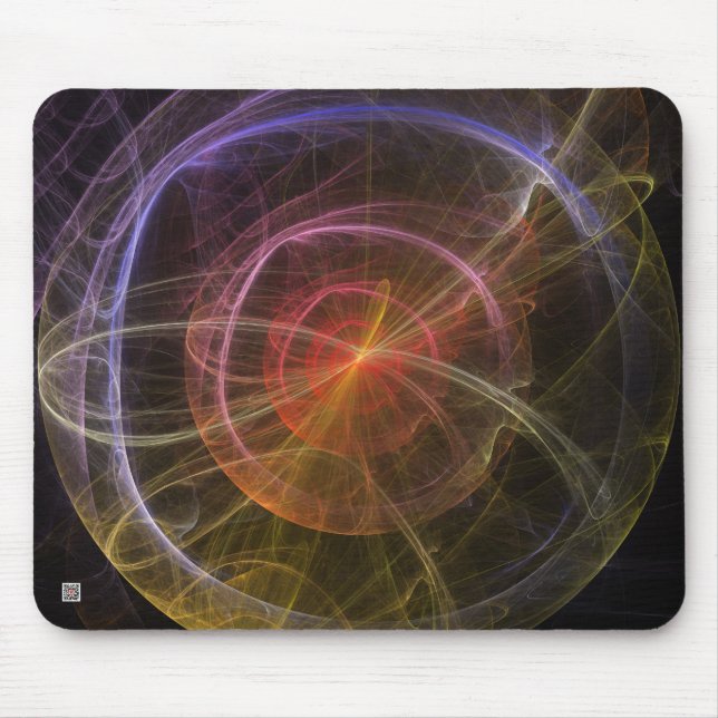 Abstrakte Kunst - Neue Welt Mousepad (Vorne)