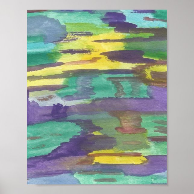 Abstrakte Kunst Poster (Vorne)