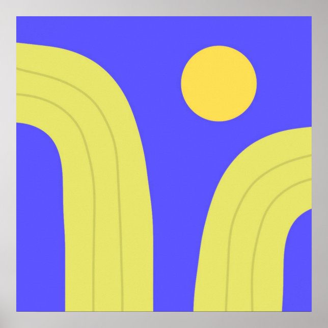abstrakte Kunst Poster (Vorne)