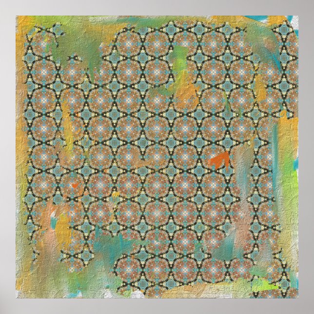 Abstrakte Kunst Poster (Vorne)