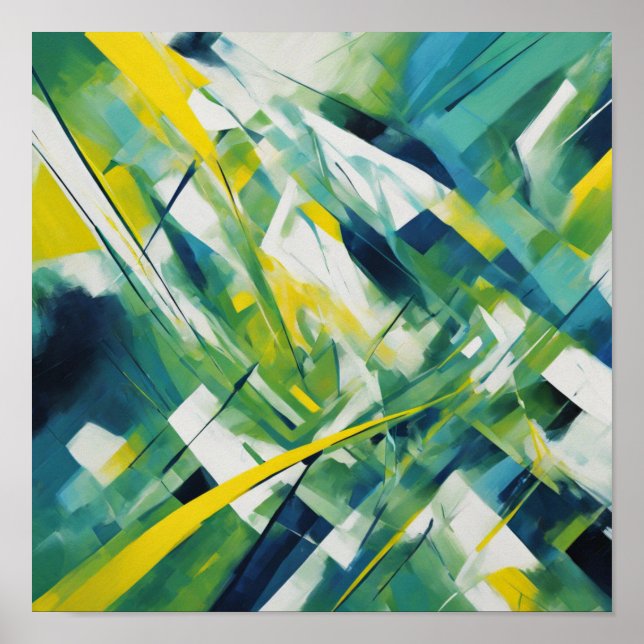 Abstrakte Kunst Poster (Vorne)