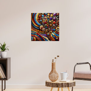 Abstrakte Kunst Poster