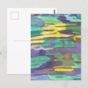 Abstrakte Kunst Postkarte