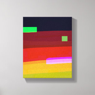 Abstrakte Kunst Rainbow Leinwanddruck