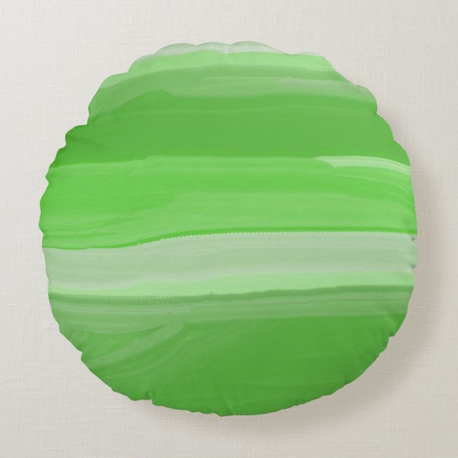 abstrakte Kunst Rundes Kissen (Vorderseite)