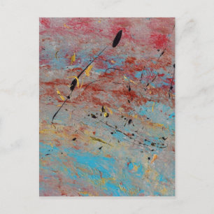 Abstrakte Kunst - Schlachtfelder Postkarte