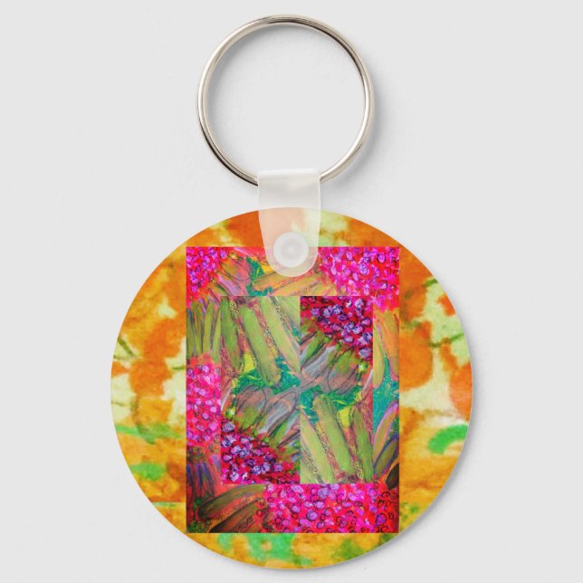 Abstrakte Kunst Schlüsselanhänger (Vorderseite)