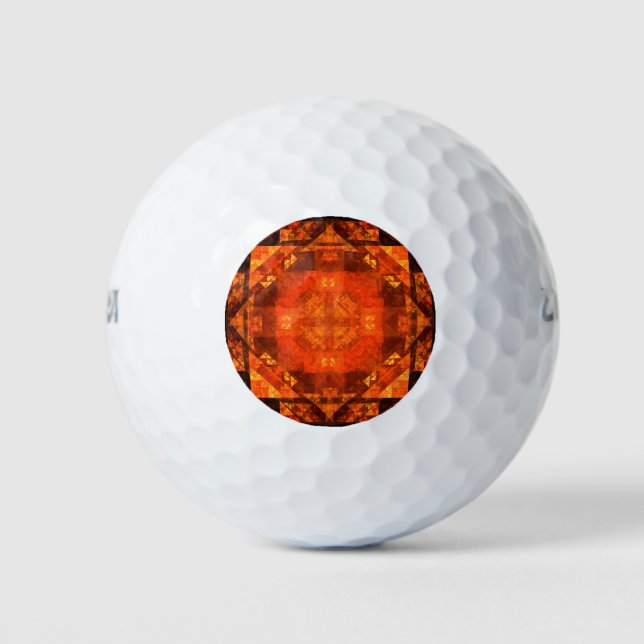 Abstrakte Kunst segnen Golfball (Vorderseite)