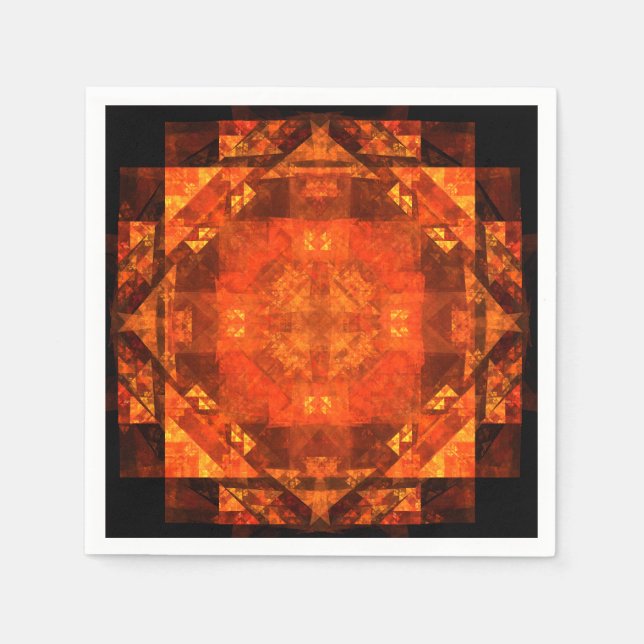 Abstrakte Kunst segnen Serviette (Vorderseite)