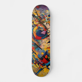 Abstrakte Kunst Skateboard