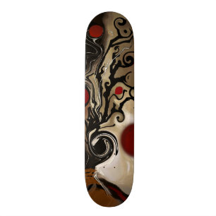 Abstrakte Kunst Skateboardplattform Skateboard