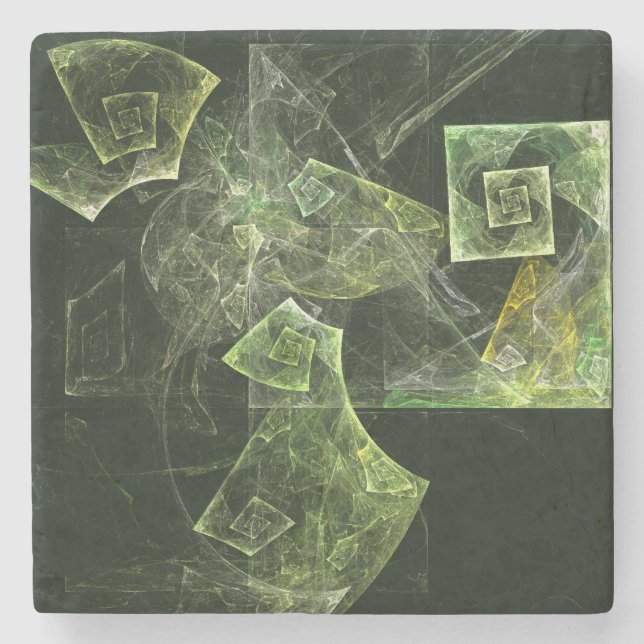 Abstrakte Kunst Steinuntersetzer (Vorderseite)