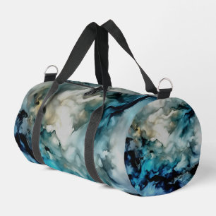 Abstrakte Kunst: Sturmwolken und Meeresströmungen Duffle Bag