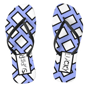 Abstrakte Kunst Super Glücks Blocks Flip Flops