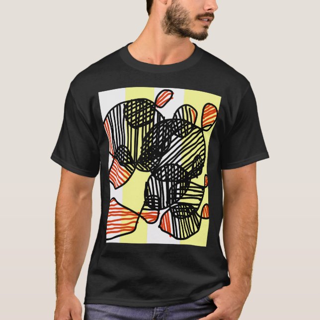 Abstrakte Kunst T-Shirt (Vorderseite)