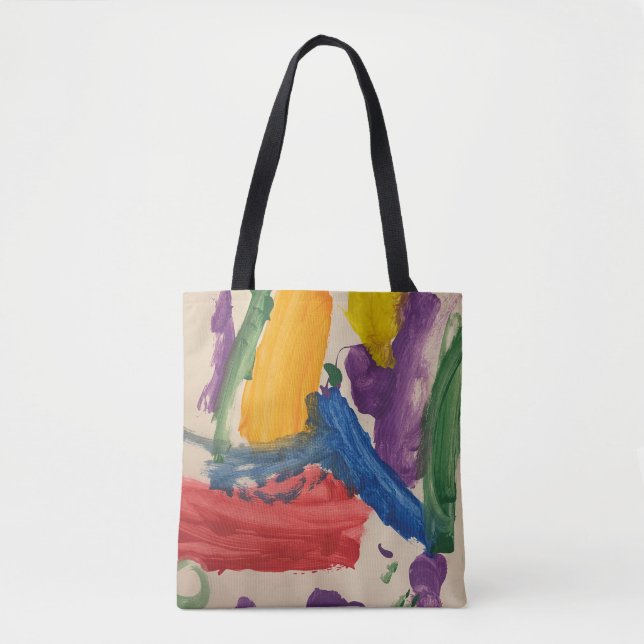Abstrakte Kunst  Tasche (Vorderseite)