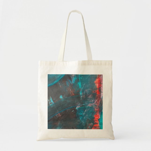 Abstrakte Kunst-Tasche Tragetasche (Vorne)