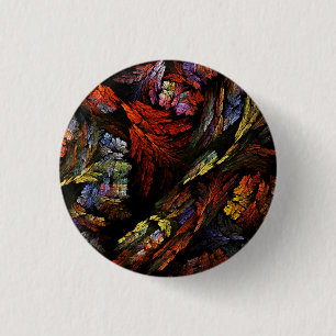 Abstrakte Kunst-Taste Farbharmonie (rund) Button