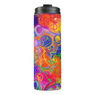 Abstrakte Kunst Thermosbecher