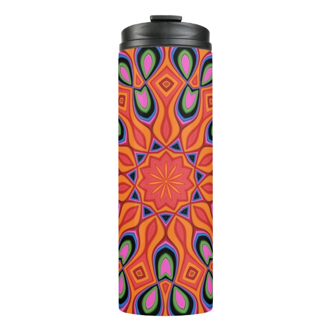 Abstrakte Kunst Thermosbecher (Vorderseite)