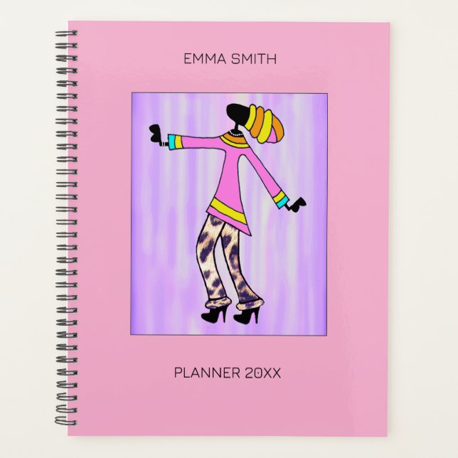 Abstrakte Kunst, Trends und Elegante Planer (Vorderseite)